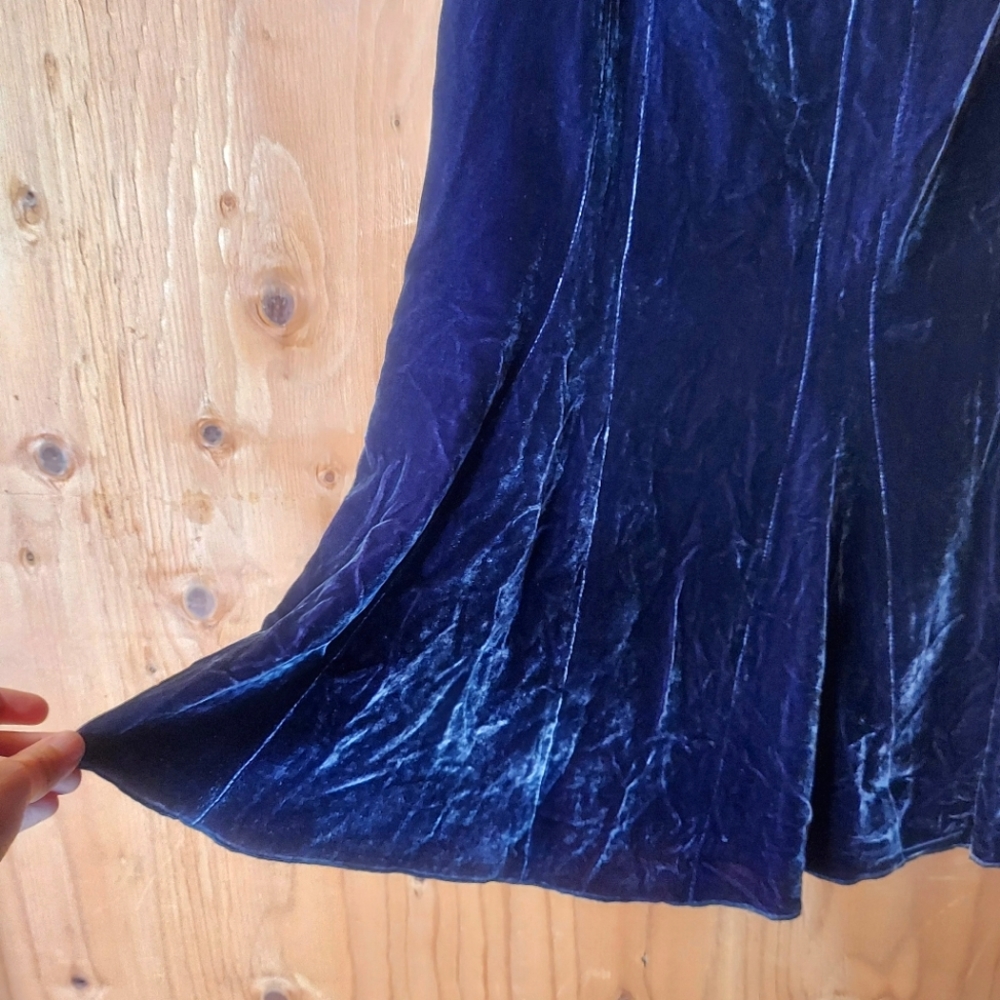 Nine West Vintage Purple Velvet Skirt - Picture 6 of 10